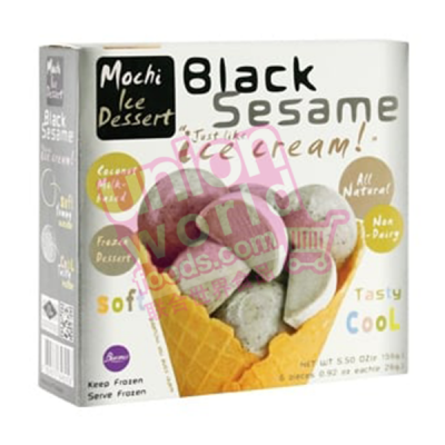 Buono Mochi Black Sesame 6x26g