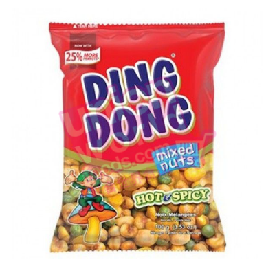 Ding Dong Super Mix Hot & Spicy 100g