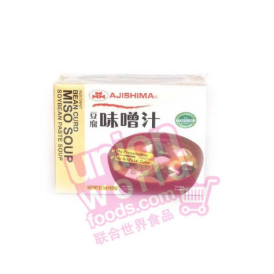 Ajishima Miso Soup Tofu 6x10g