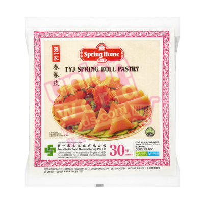 TYJ Spring Roll Pastry 10" 30 Sheets