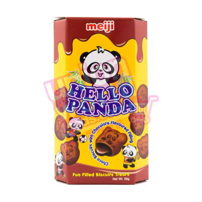 Meiji Hello Panda Biscuits Double Chocolate 50g