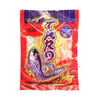 Taro Fish Snack Hot Chilli 52g